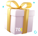 Receba seus bônus de boas-vindas no 70t